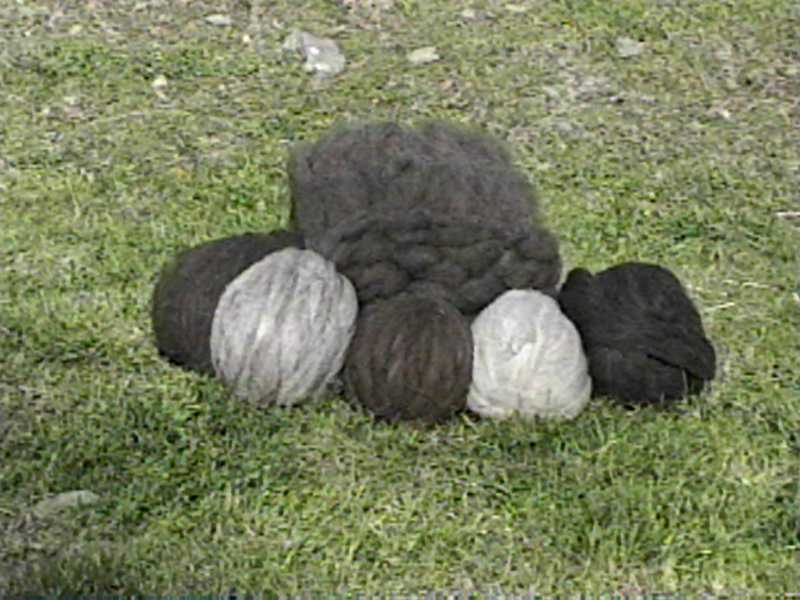 Ball of Roving in a Pile